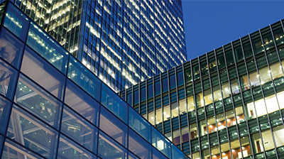 Ogilvy Insurance Leverages Applied for a Better Customer Experience Street view looking up at a building at night
